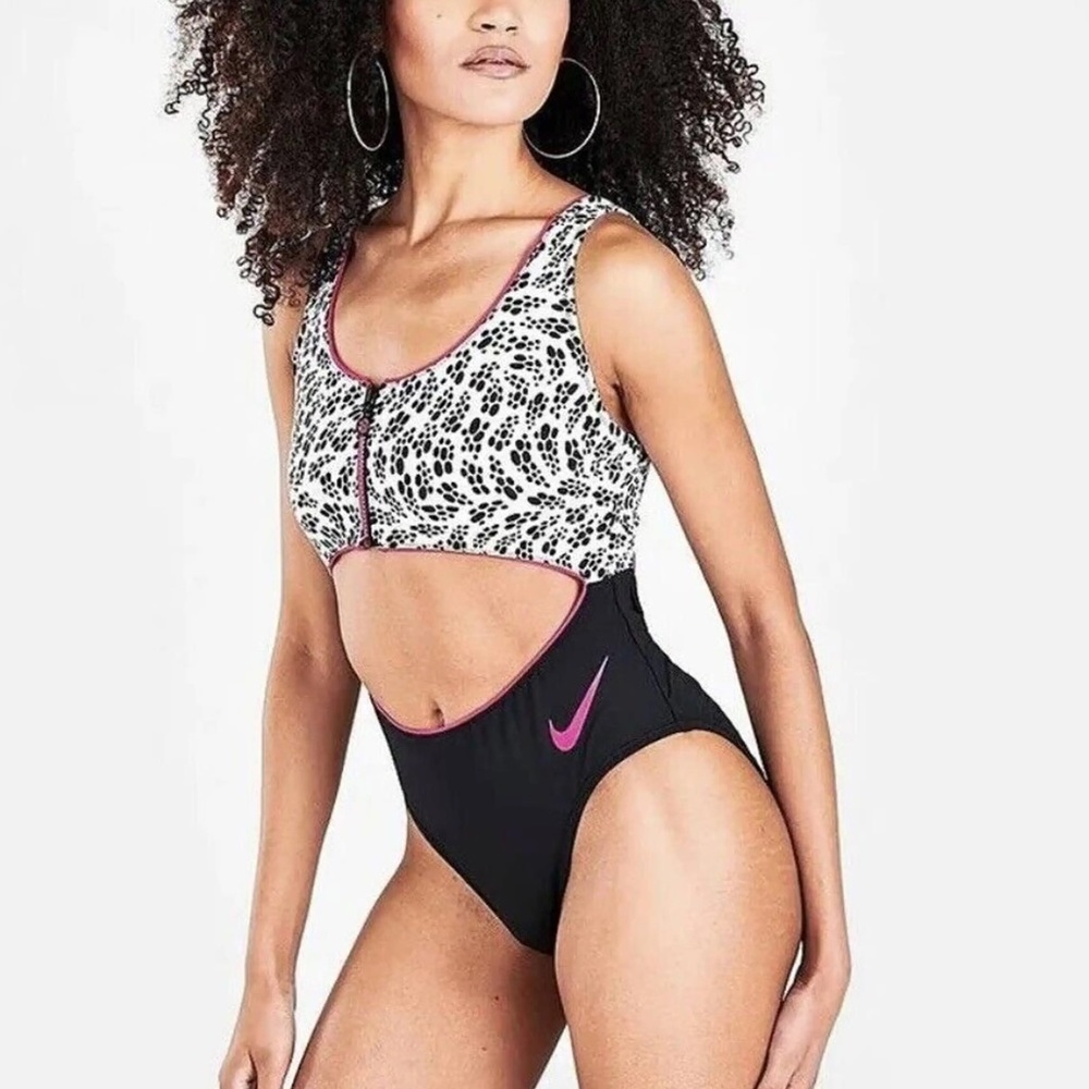 Nike NWT‎ Party Dots Cutout One Piece